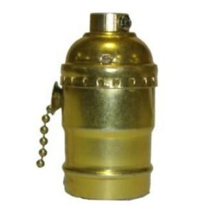 Soquetes de bronce con cadena